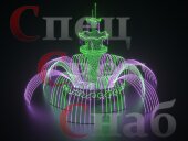 Светодиодный фонтан "Императорский" Фиолетово-зеленый