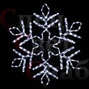 Светодиодная снежинка с мерцанием 82 см