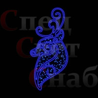 Светодиодная консоль Северный олень 2,4 Синяя